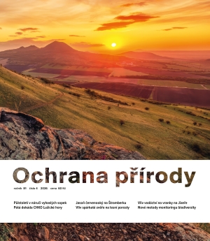 Obálka časopisu Ochrana přírody.