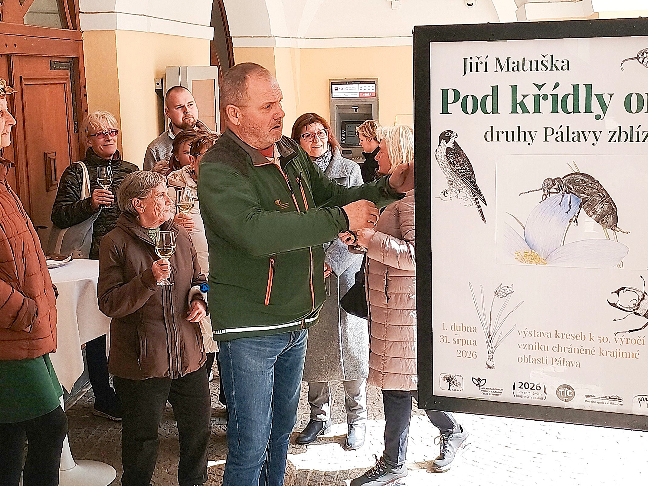 Vernisáž nové výstavy o CHKO Pálava, archiv AOPK ČR