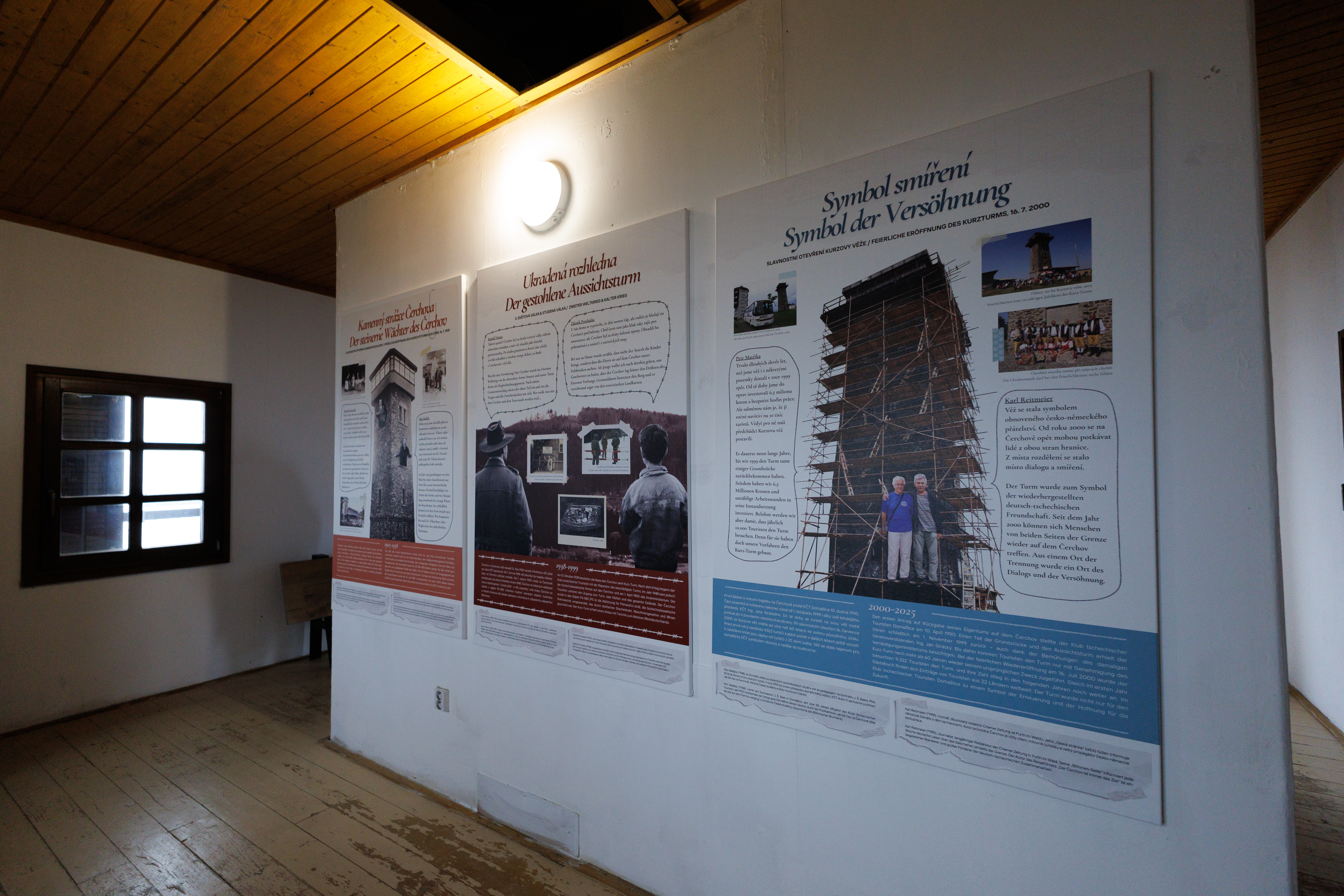 výstava o historii Čerchova v Kurzově věži