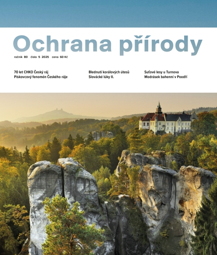 Titulní strana časopisu Ochrana přírody 2025/05
